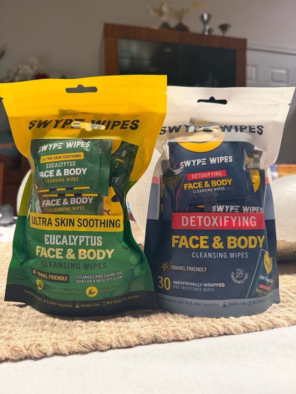 Swype Wipes 2x Packs Face And Body Cleansing Wipes